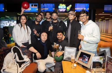 Fun and Games: Over 170 Students and Staff Attend Bowling Night in Apeldoorn