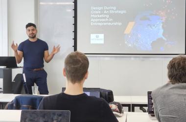'Don’t underestimate yourself': Sebastian Urrego Inspires EBA Students in Guest Lecture